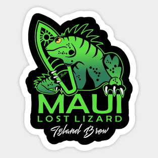 Maui Lost Lizard Island Brew Sticker